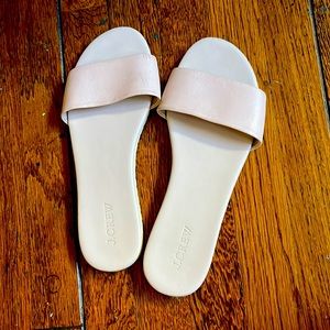 J.Crew blush sandal size 8